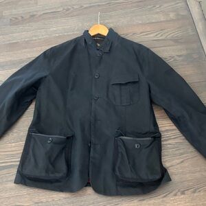 Barbour Men's Black Military Jacket